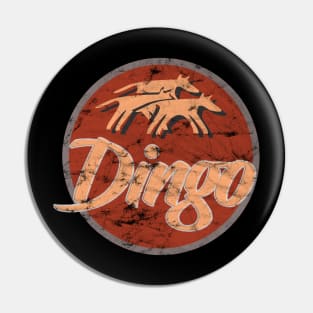 Dingo Dog Vintage Logo Pin