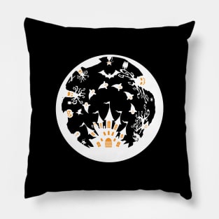 Halloween Castle Pillow