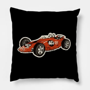 1967 STP Paxton Turbine Indianapolis racer - vintage aged Pillow