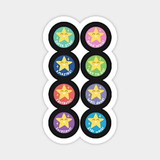 Star Reward for students Pack of 8 Magnet