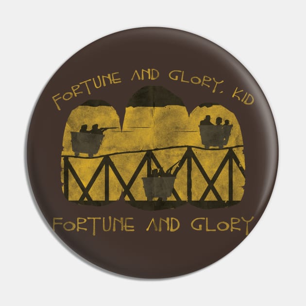 Fortune and Glory Pin by WinterWolfDesign