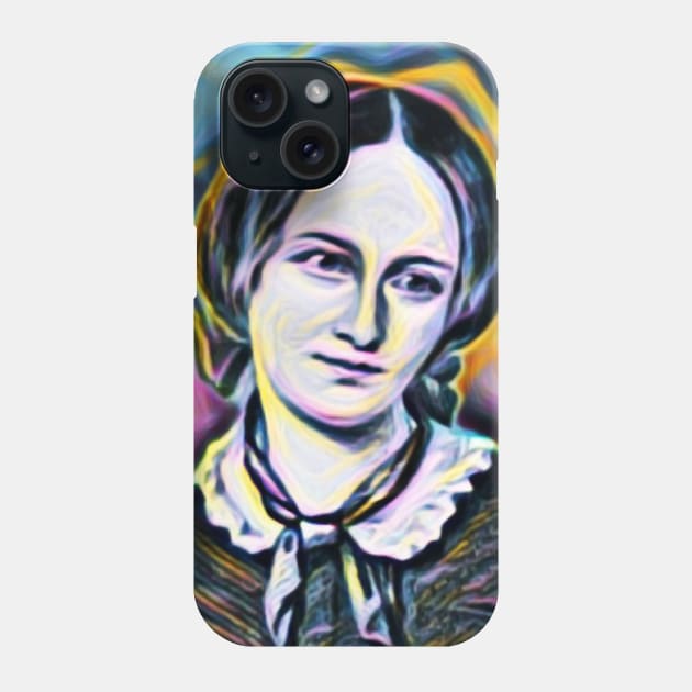 Emily Bronte Portrait | Emily Bronte Artwork 4 Phone Case by JustLit