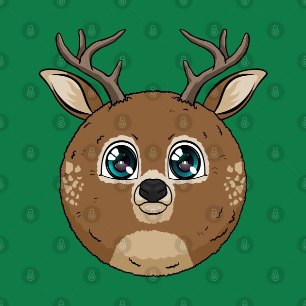 Deer Fluffball by Chimera Cub Club