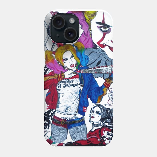 Lady Clown Phone Case by Smriti_artwork