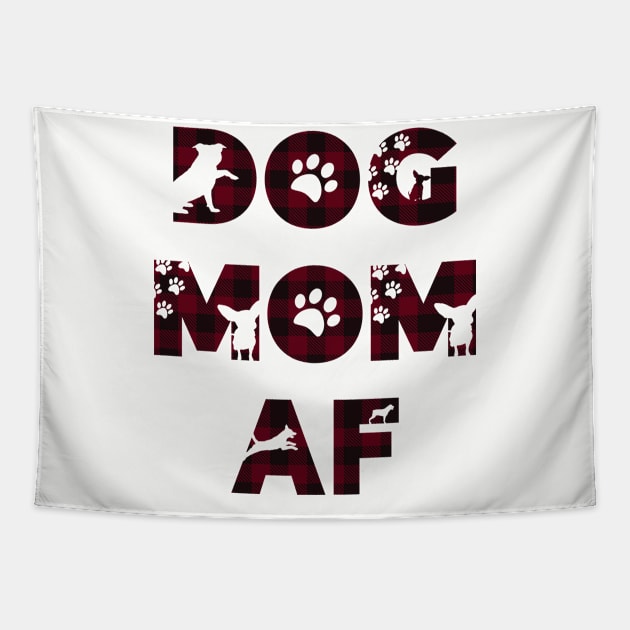 Dog mom AF Tapestry by Life thats good studio