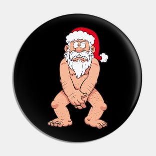 Santa Claus Adult undressed Covering Intimate parts Pin