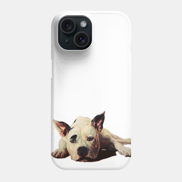 Pitbull Phone Case by HuundPortraits