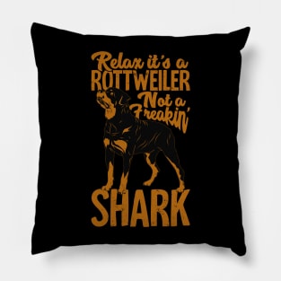 Rottweiler Dog Rottie Mom Dad Owner Gift Pillow