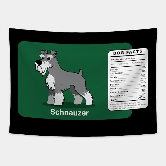 Schnauzer Dog Tapestry by Brash Ideas