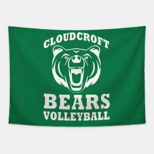 Cloudcroft Bears Volleyball (White) Tapestry