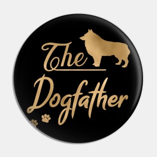 The Schipperke Dogfather Pin