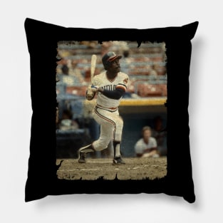 Jorge Orta in Cleveland Guardians, (1980 - 1981) Pillow