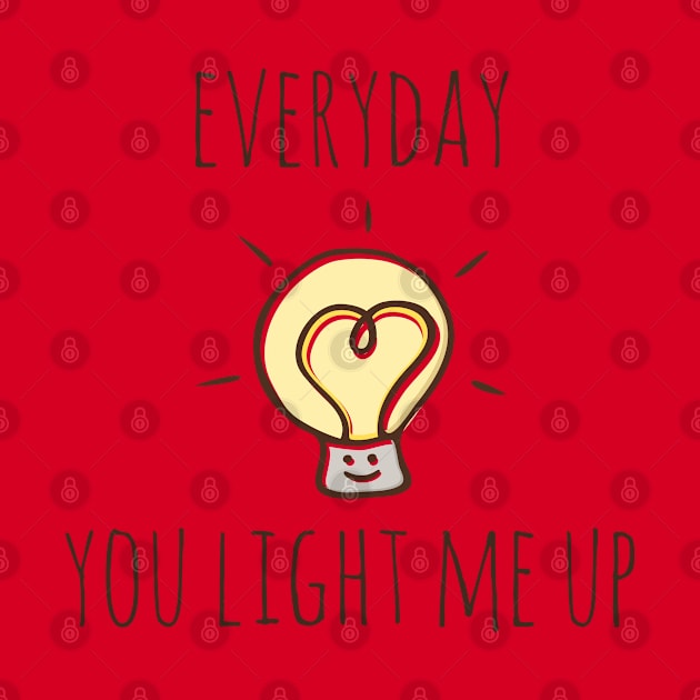 Everyday You Light Me Up by myndfart