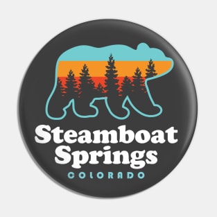 Steamboat Springs Colorado Bear Mountain Skiing Pin