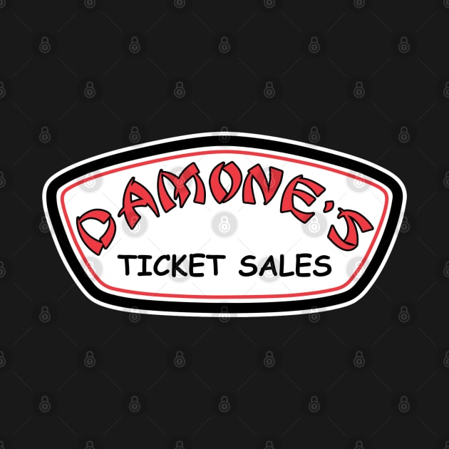 Damone's Ticket Sales - Ron Jon Style by RetroZest