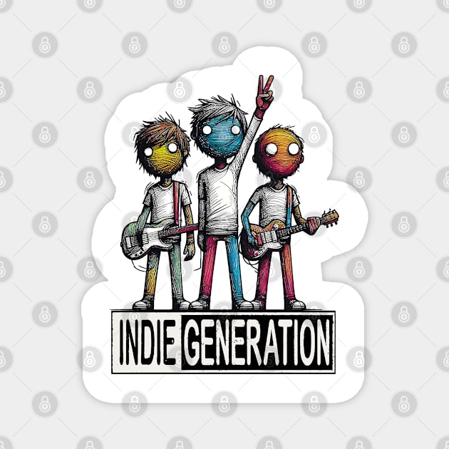 Indie Generation Magnet by Cutetopia