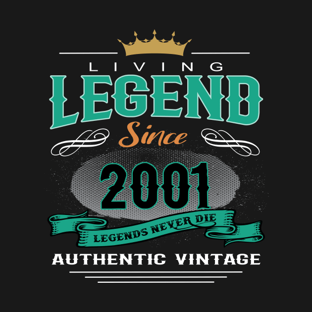 Birthday - Living Legend Since 2001 by Hariolf´s Mega Store