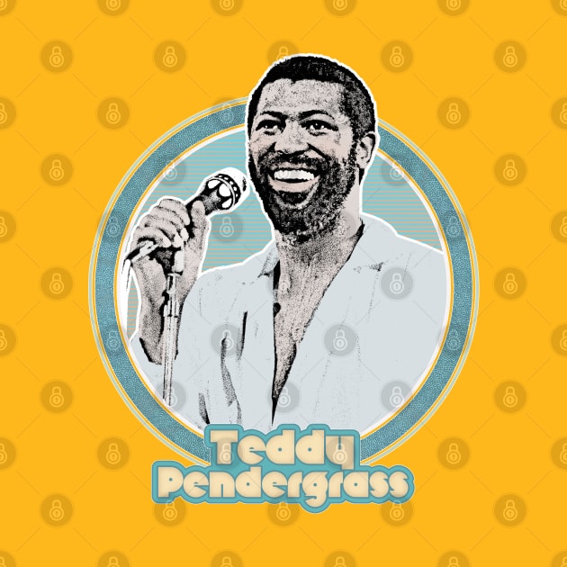 Teddy Pendergrass /// 80s Retro Soul Fan Design by DankFutura