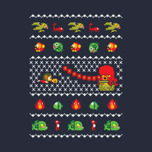 Alex Kidd In Christmas World - Gaming Ugly Sweater, Christmas Sweater & Holiday Sweater T-Shirt