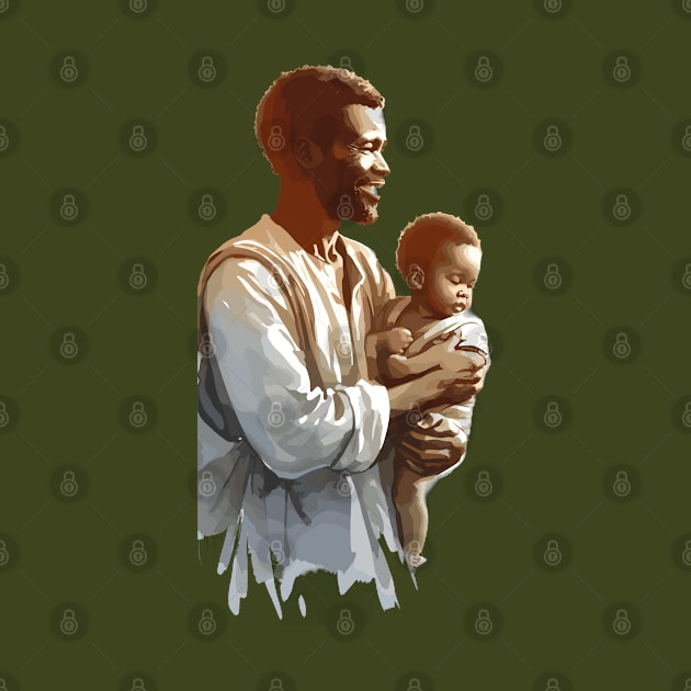 Afrocentric Father And Son by Graceful Designs