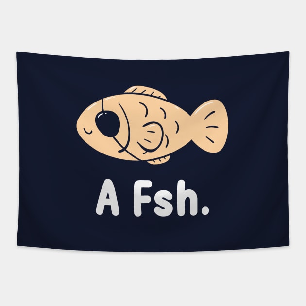 Fish with no eye Tapestry by rarpoint