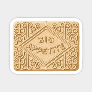 Big Appetite Custard Cream Biscuit Magnet