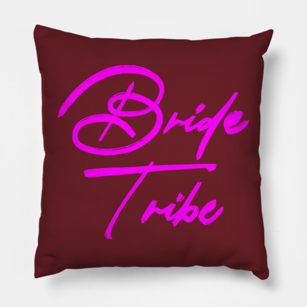 Bride Tribe Pillow by ellie419zap