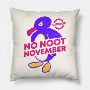 No Nut November - Survivor (noot noot motherfuckers) Pillow