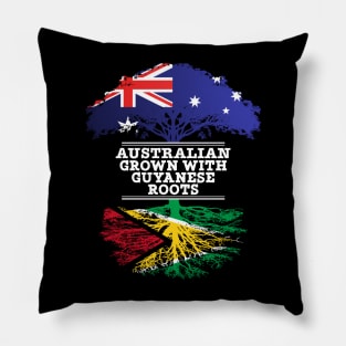 Australian Grown With Guyanese Roots - Gift for Guyanese With Roots From Guyana Pillow