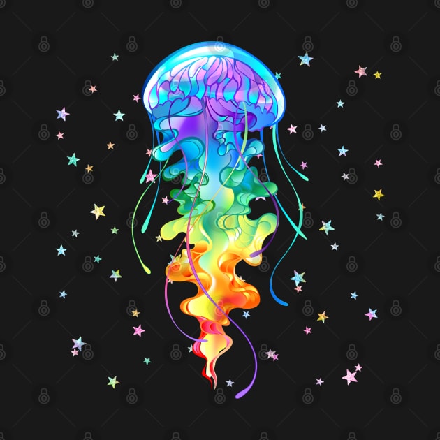 Watercolour jellyfish by Chavjo Mir11