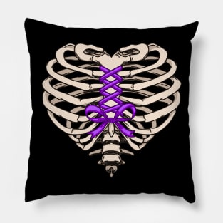 Corset Piercing Ribcage Heart Pillow