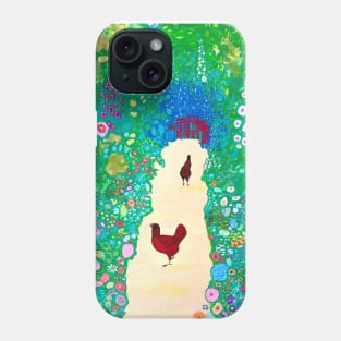 Klimt Garden Path Phone Case