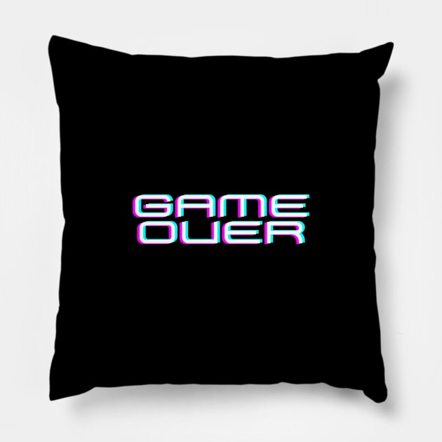 Game Over Pillow by We Connect Store