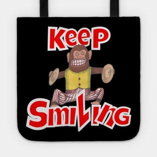 Keep Smiling, Cheeky Monkey. Tote