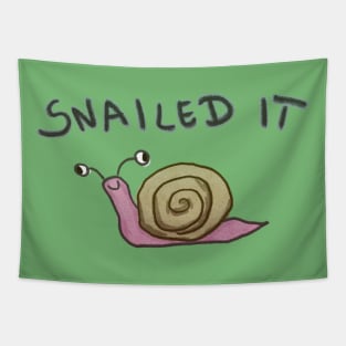 Snailed it Tapestry