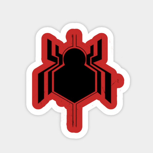 Civil War Spider Man Large Logo Spider Man Sticker Teepublic