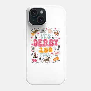 Vintage It's Derby 150 Yall 150th Horse Racing KY Derby Day Phone Case