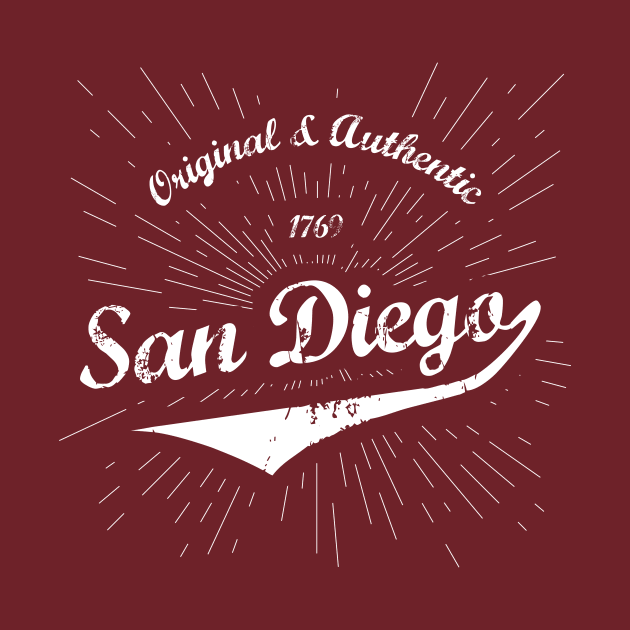 Original San Diego City Shirt by Teevolution