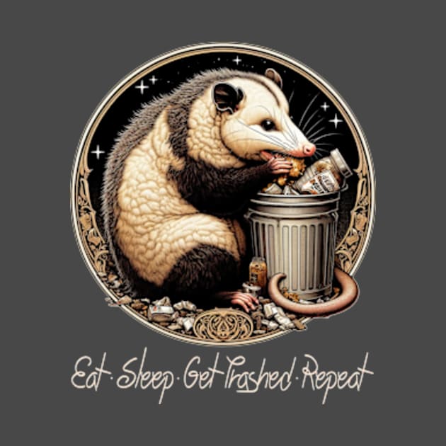 Eat, Sleep, Get Trashed, Repeat by Artizan