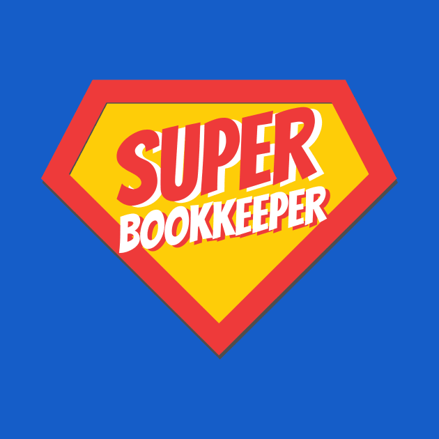 Bookkeeper Gifts | Super Bookkeeper by BetterManufaktur