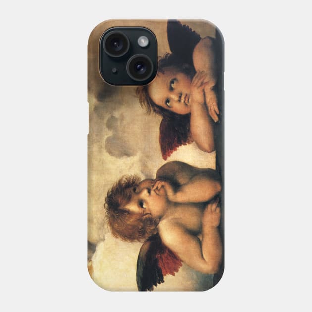 Sistine Madonna Angels by Raphael Phone Case by MasterpieceCafe