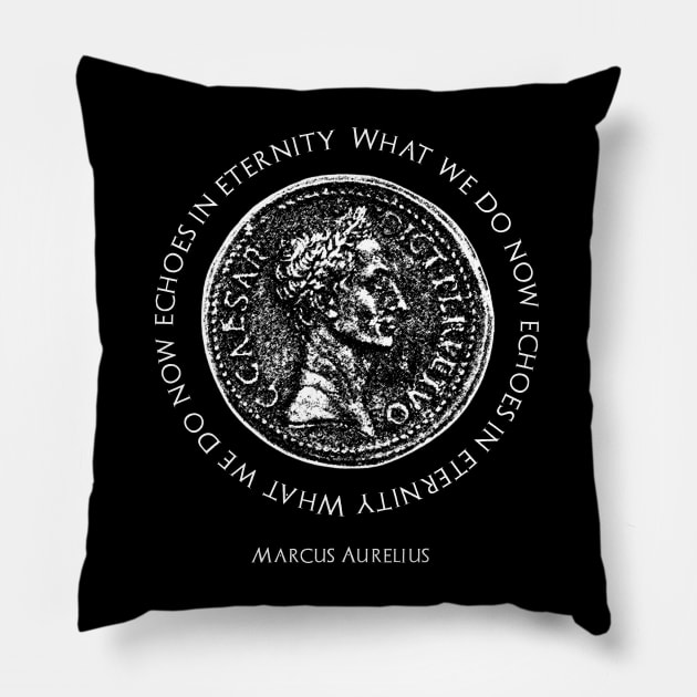 Stoic Quote from Marcus Aurelius Pillow by emma17