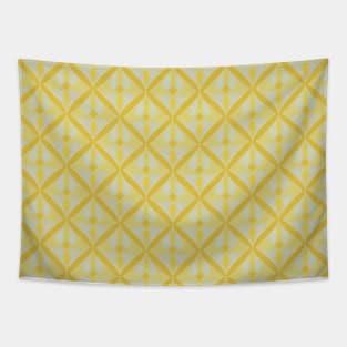 YELLOW DIAMOND PATTERN, PASTEL COLOR, DIAMOND DESIGN Tapestry