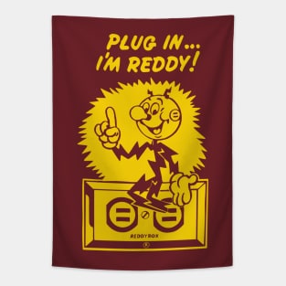 plug in reddy kilowatt gold Tapestry