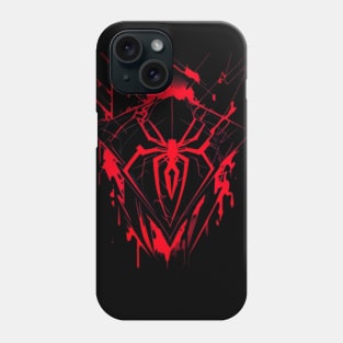 Red Neon Arachnophobia Phone Case