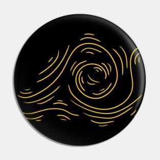 Wavy lines Pin