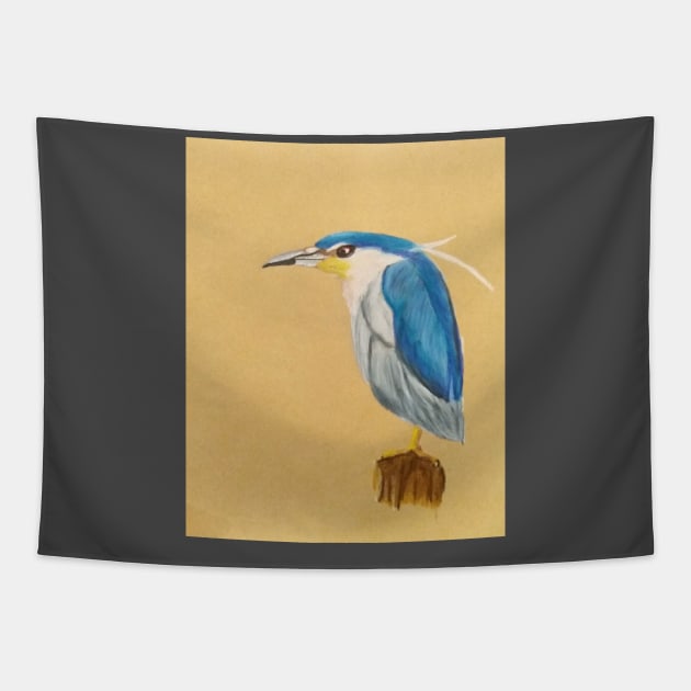 Moody brid Tapestry by Rawcanvas