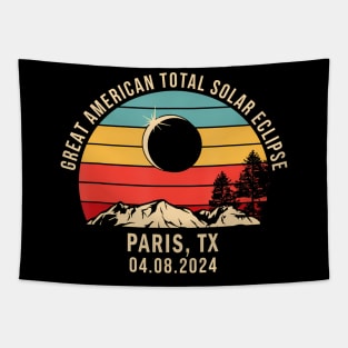 Paris Tx Texas Total Solar Eclipse 2024 Tapestry
