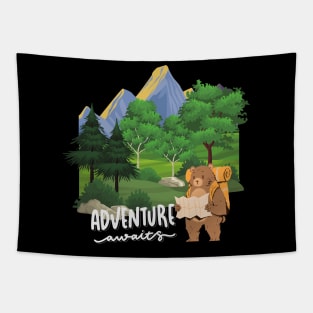 Adventure is my therapy Adventure Explore the world travel lover Tapestry