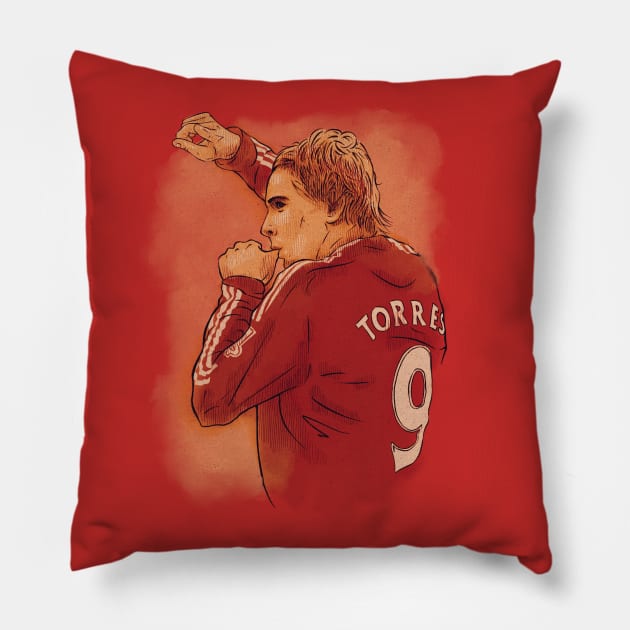 Fernado torres watercolor Pillow by BAJAJU